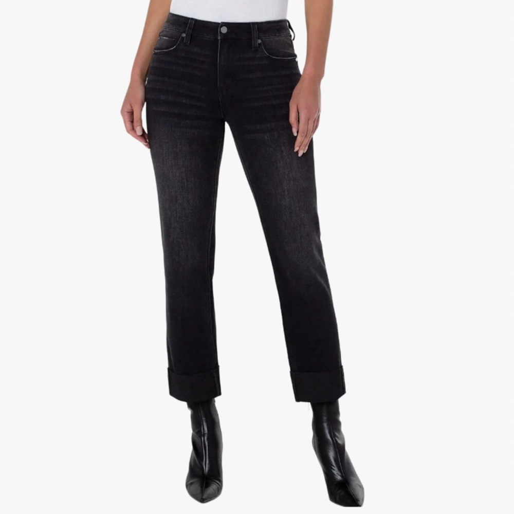 Liverpool The Girlfriend Straight Leg High-Rise 73% Cotton Women’s Jeans - 32